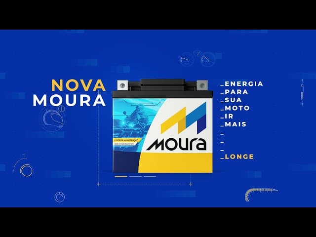 Thumbnail do vídeo: BATERIAS MOURA - BATERIAS PARA MOTOS