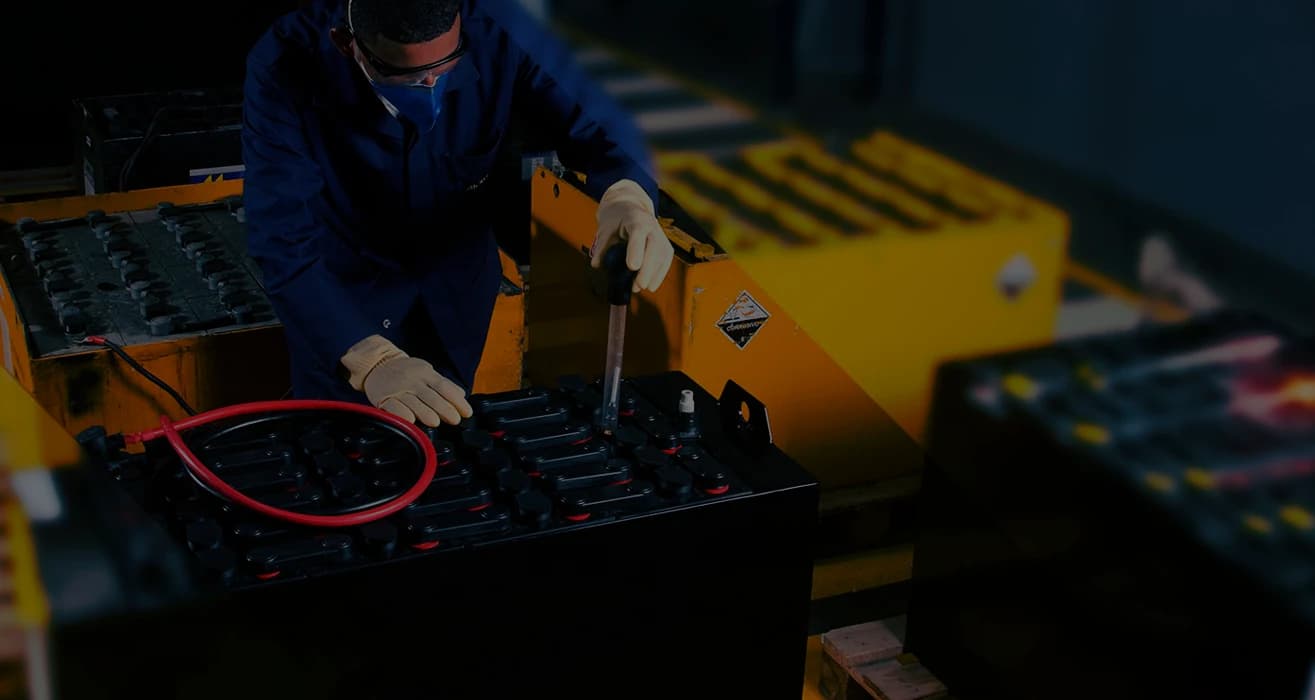 Instalação de baterias