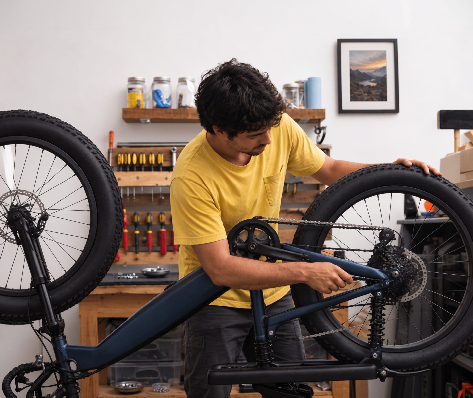Bicicletaria ou em casa: guia de manutenção da bicicleta elétrica