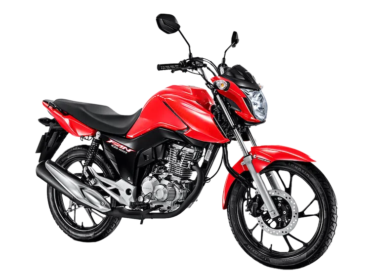 Moto Honda vermelha